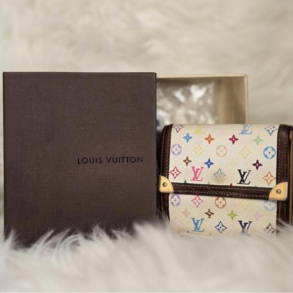 Louis Vuitton Monogram Multicolor Portefeiulle Elise Trifold - Picture 5 of 6